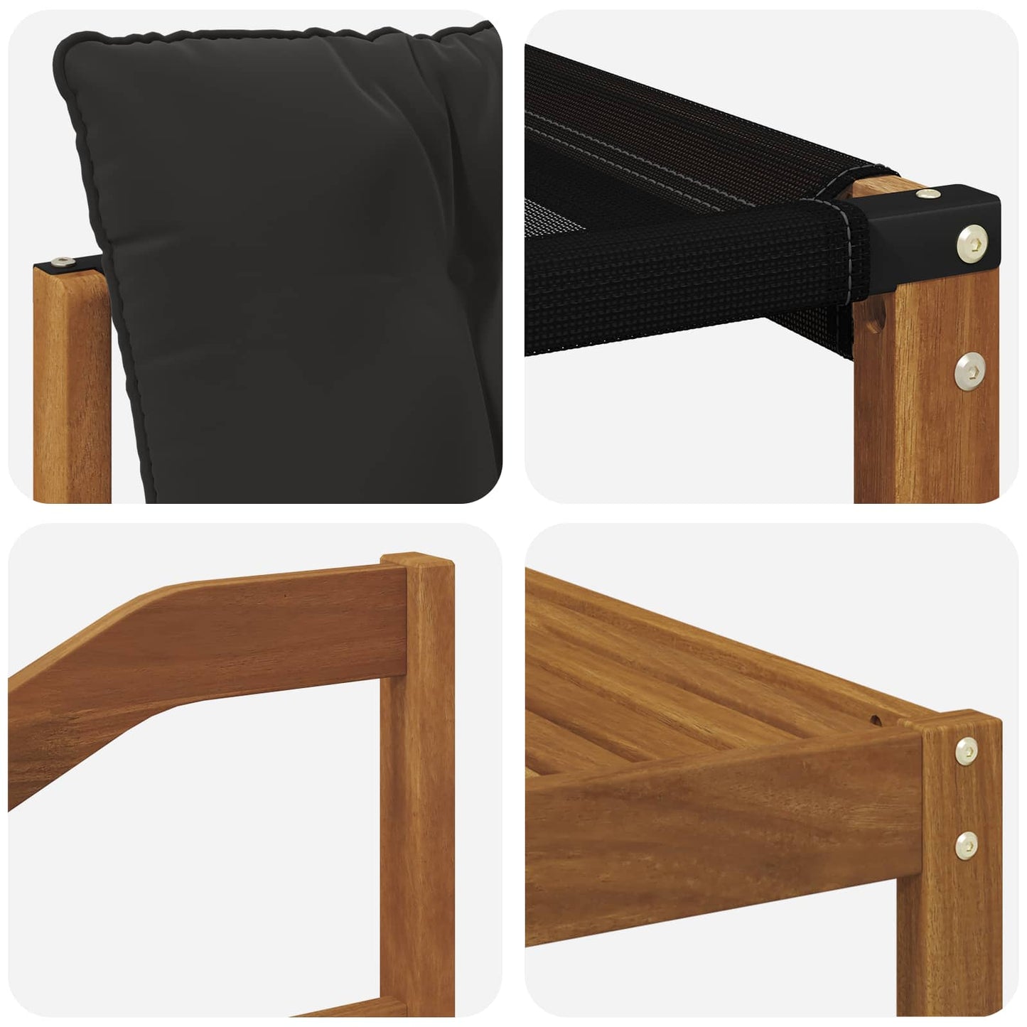 vidaXL Σειρά Καναπέ Εξωτερικού με μαξιλάρι 8 pcs Φυσικό και Μαύρο