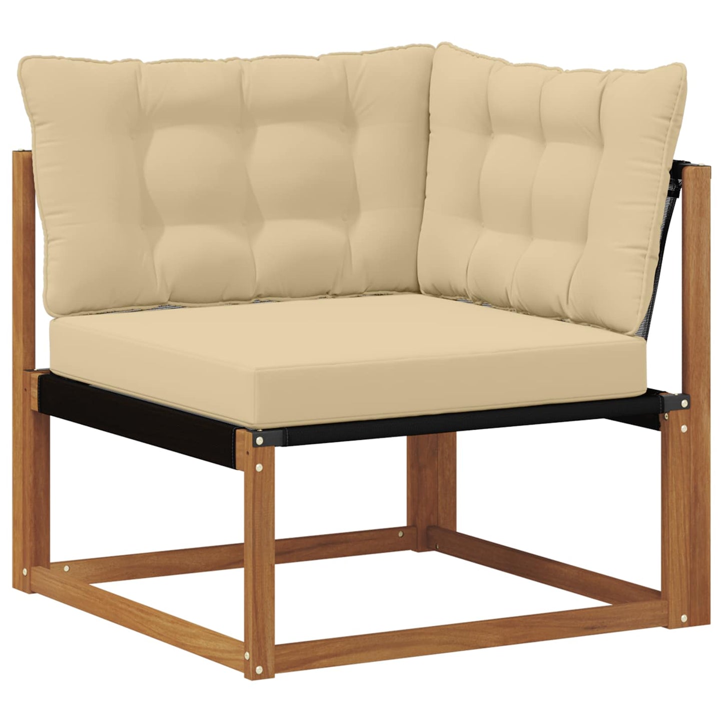 vidaXL Σειρά Καναπέ Εξωτερικού με μαξιλάρι 18 pcs Φυσικό και Μπεζ
