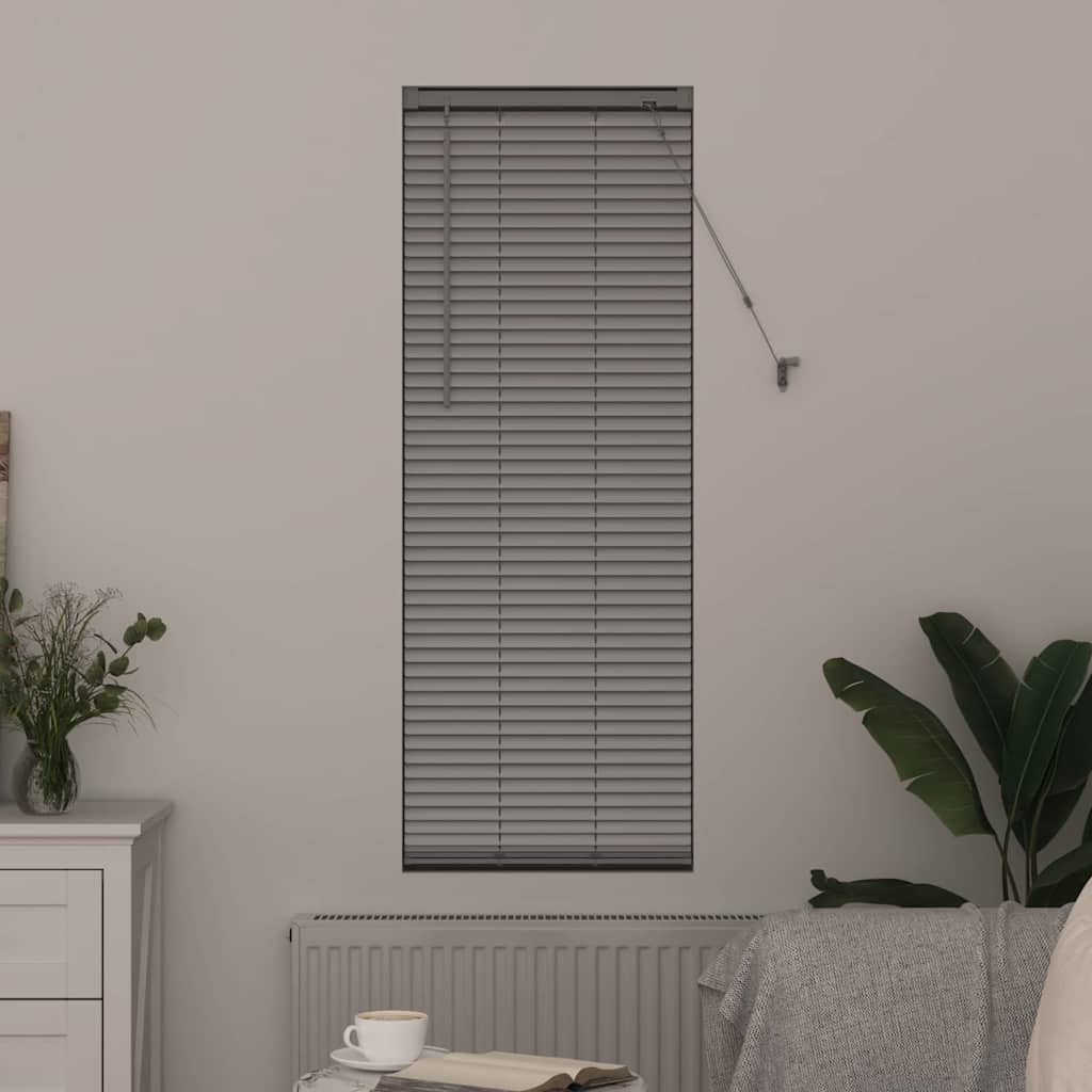 vidaXL Βενετσιάνικες Ρόδες Ασημί 175 x 50 εκ Αλουμίνιο