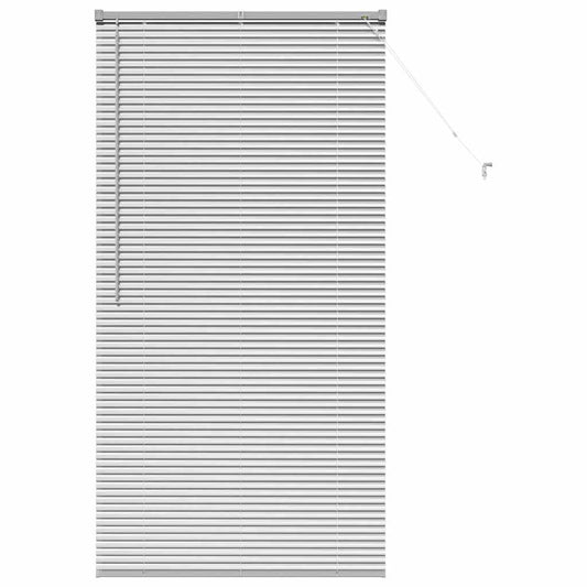 vidaXL Βενετσιάνικες Ρόδες Ασημί 175 x 85 εκ Αλουμίνιο