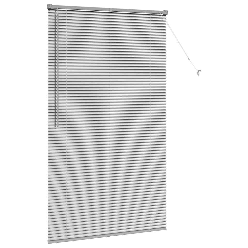 vidaXL Βενετσιάνικες Ρόδες Ασημί 175 x 100 εκ. Αλουμίνιο