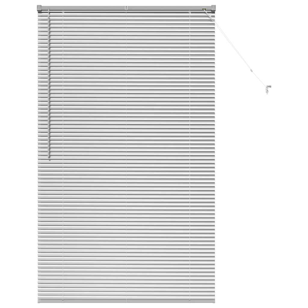 vidaXL Βενετσιάνικες Ρόδες Ασημί 175 x 100 εκ. Αλουμίνιο