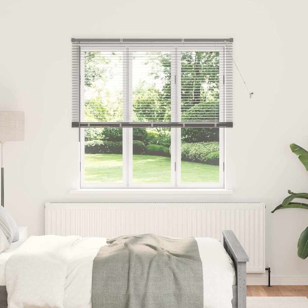 vidaXL Βενετσιάνικες Ρόδες Ασημί 175 x 140 εκ. Αλουμίνιο