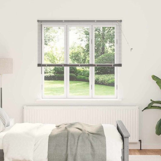 vidaXL Βενετσιάνικες Ρόδες Ασημί 175 x 145 εκ Αλουμίνιο