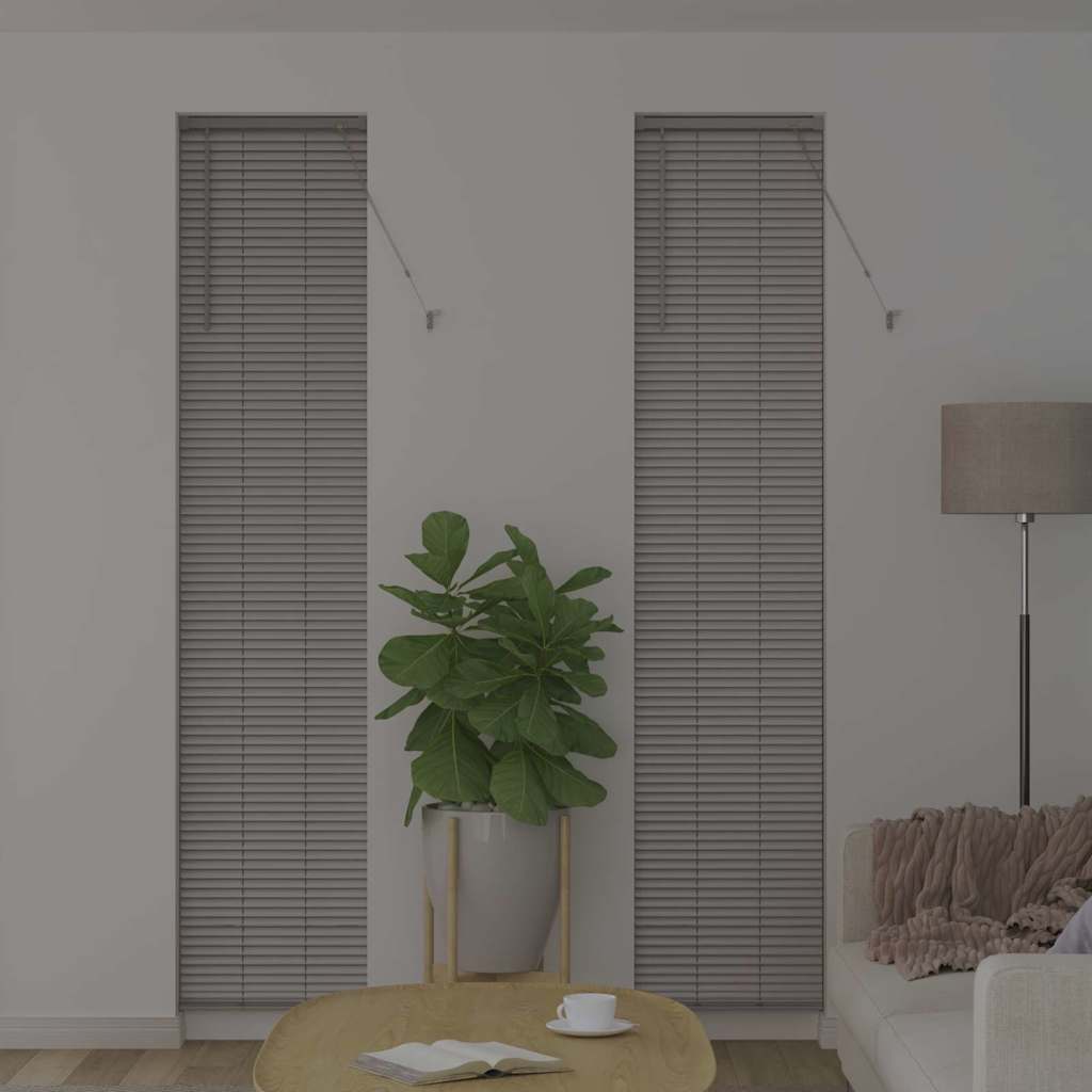 vidaXL Βενετσιάνικες Ρόδες Ασημί 220 x 50 εκ Αλουμίνιο