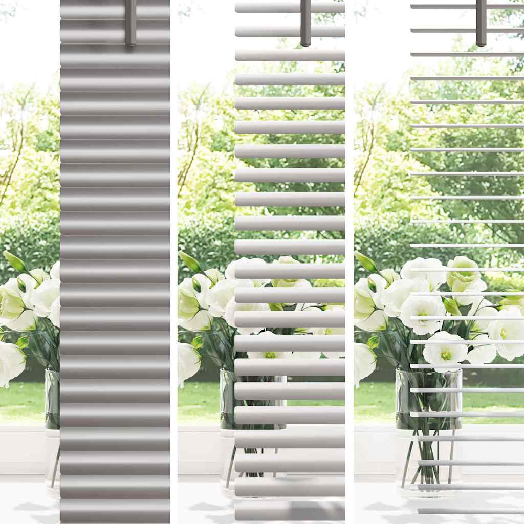 vidaXL Βενετσιάνικη Σκίαση Ασημί 220 x 60 εκ 25 χιλ. Αλουμίνιο