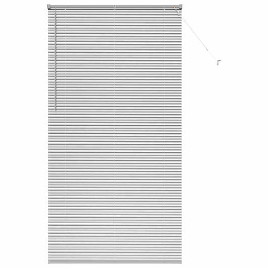vidaXL Βενετσιάνικες Ρόδες Ασημί 220 x 110 cm Αλουμίνιο
