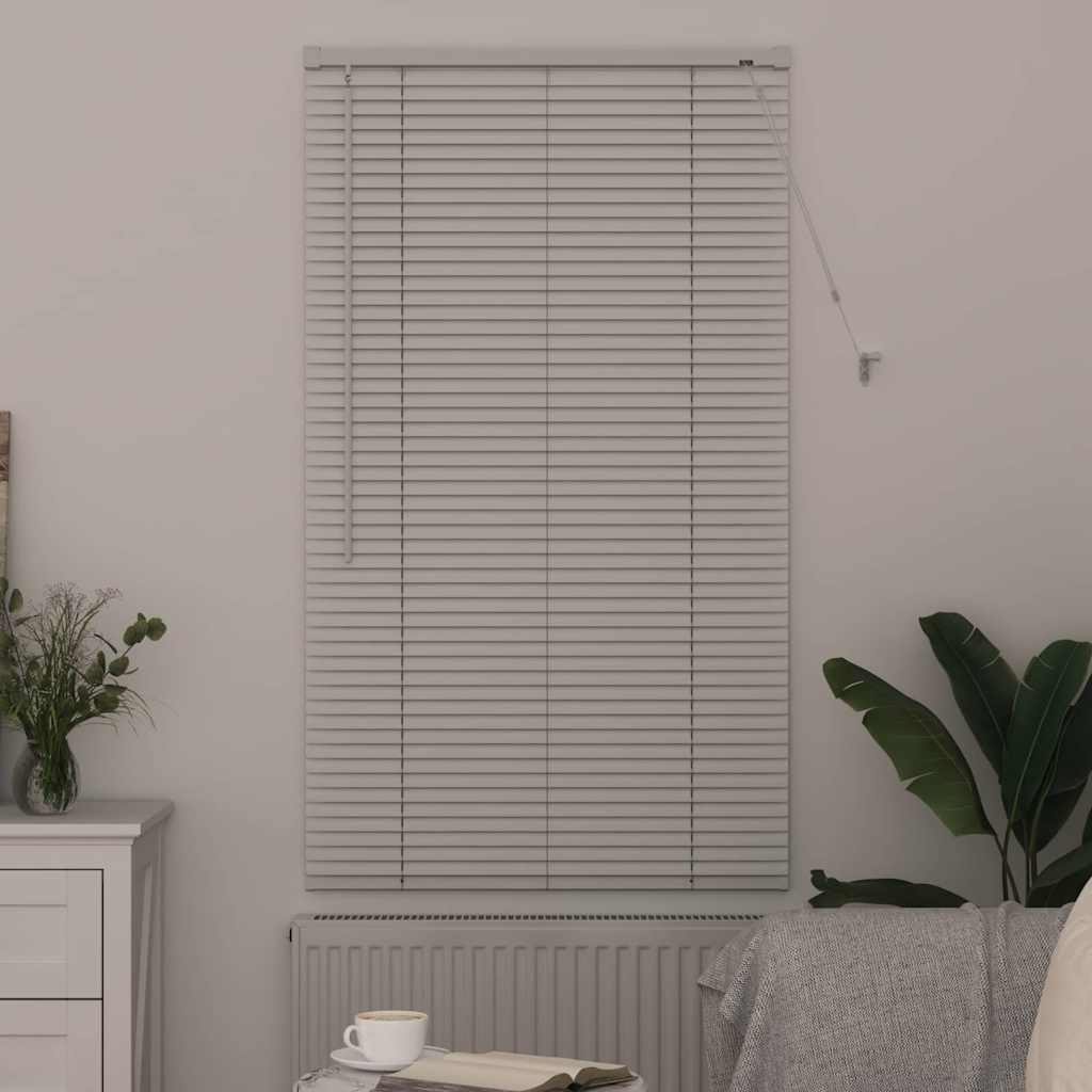 vidaXL Βενετσιάνικες Ρόδες Λευκό 130 x 80 εκ Αλουμίνιο