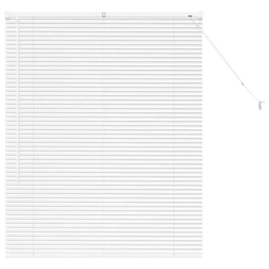 vidaXL Βενετσιάνικες Ρόδες Λευκό 130 x 100 cm Αλουμίνιο