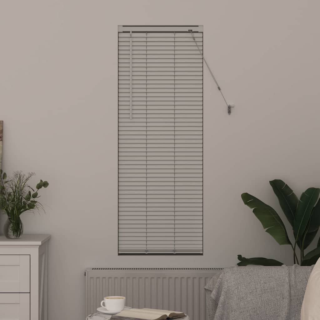 vidaXL Βενετσιάνικες Ρόδες Λευκό 175 x 50 εκ Αλουμίνιο