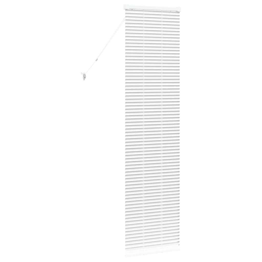 vidaXL Βενετσιάνικες Ρόδες Λευκό 175 x 50 εκ Αλουμίνιο