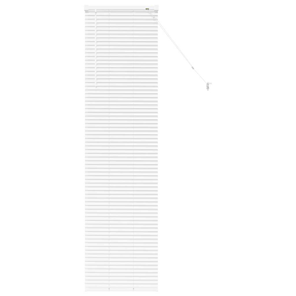 vidaXL Βενετσιάνικες Ρόδες Λευκό 175 x 50 εκ Αλουμίνιο