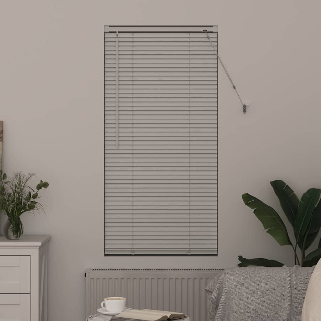 vidaXL Βενετσιάνικες Ρόδες Λευκό 175 x 55 εκ Αλουμίνιο
