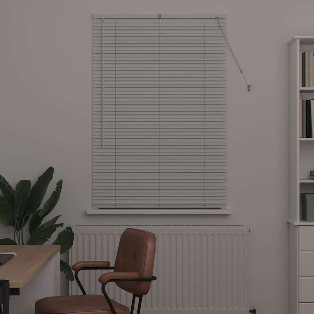 vidaXL Βενετσιάνικες Ρόδες Λευκό 175 x 95 εκ Αλουμίνιο
