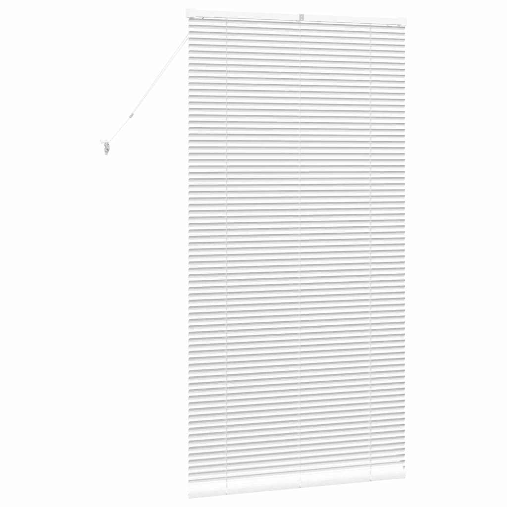 vidaXL Βενετσιάνικες Ρόδες Λευκό 175 x 95 εκ Αλουμίνιο