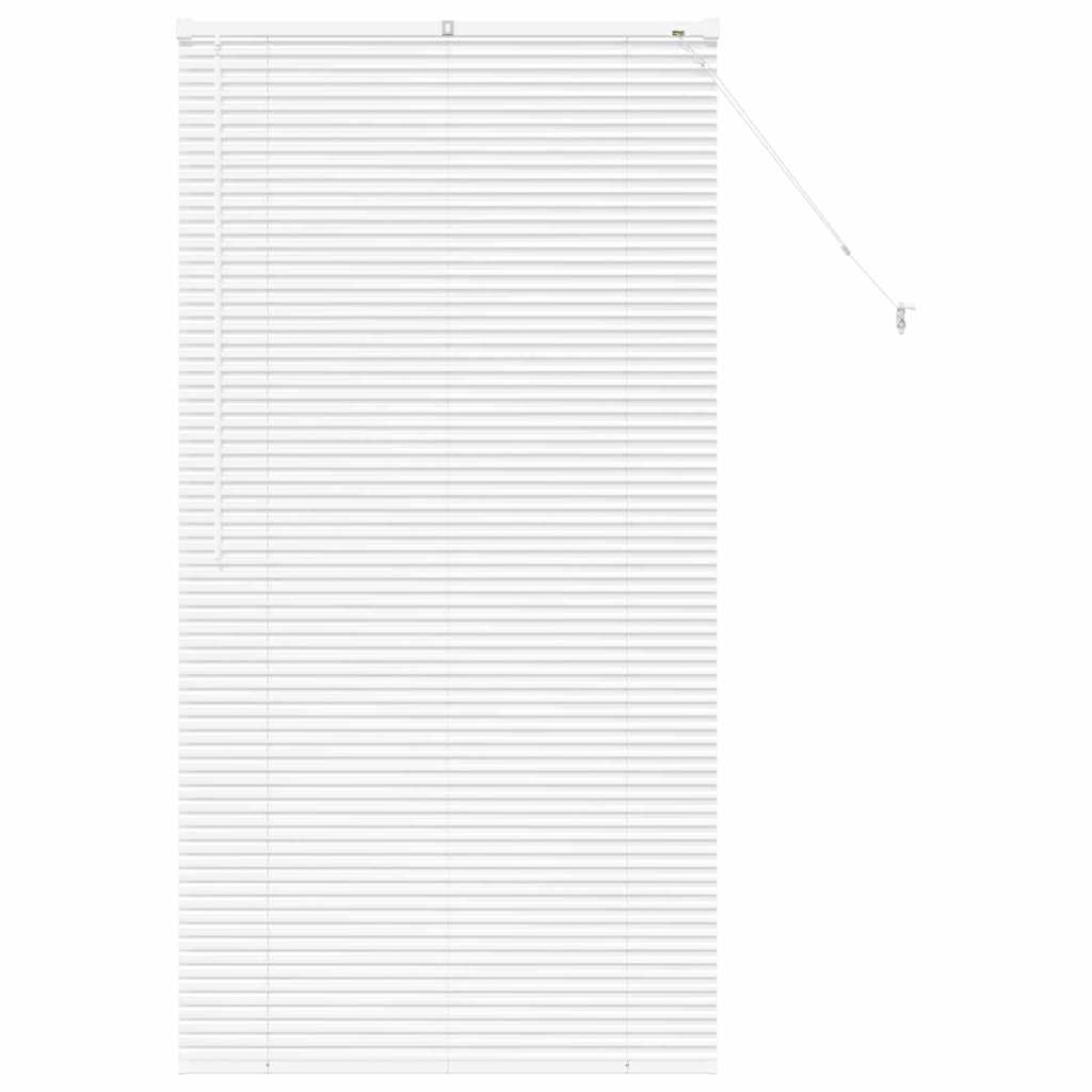 vidaXL Βενετσιάνικες Ρόδες Λευκό 175 x 95 εκ Αλουμίνιο