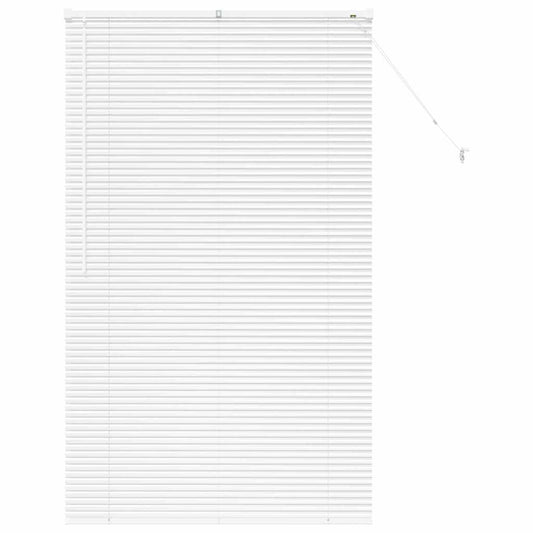 vidaXL Βενετσιάνικες Ρόδες Λευκό 175 x 100 εκ. Αλουμίνιο