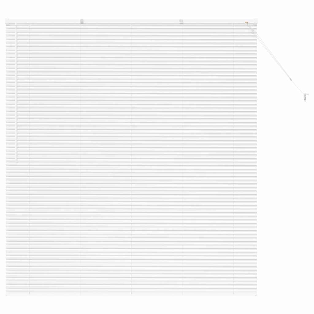 vidaXL Βενετσιάνικες Ρόδες Λευκό 175 x 160 εκ Αλουμίνιο