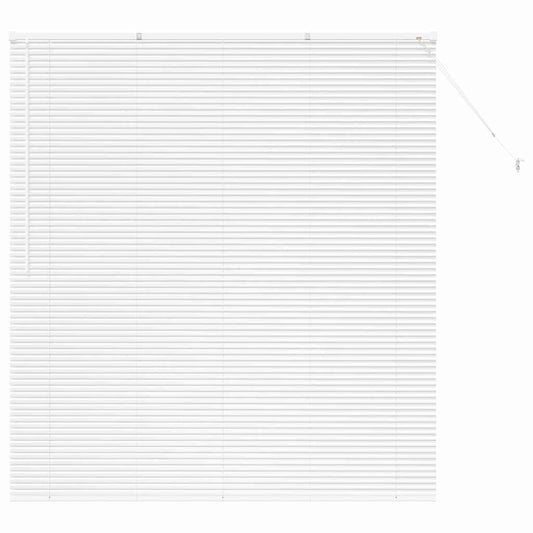 vidaXL Βενετσιάνικες Ρόδες Λευκό 175 x 160 εκ Αλουμίνιο