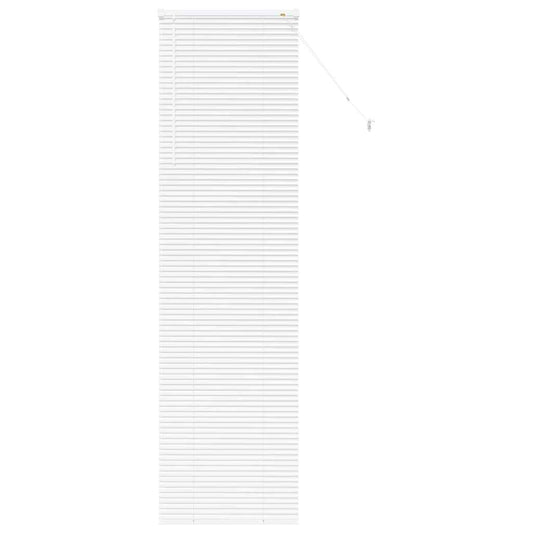 vidaXL Βενετσιάνικες Ρόδες Λευκό 220 x 65 εκ Αλουμίνιο