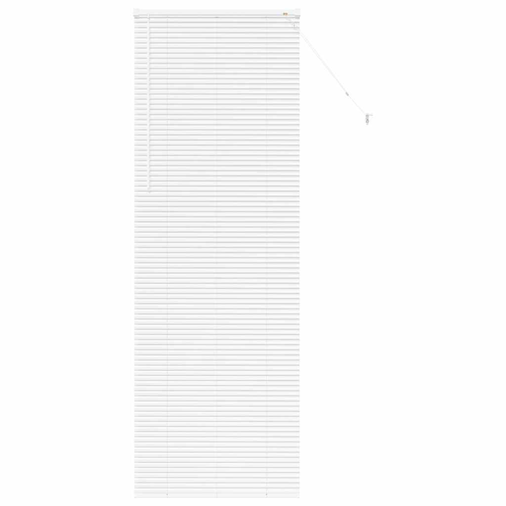 vidaXL Βενετσιάνικες Ρόδες Λευκό 220 x 75 εκ Αλουμίνιο