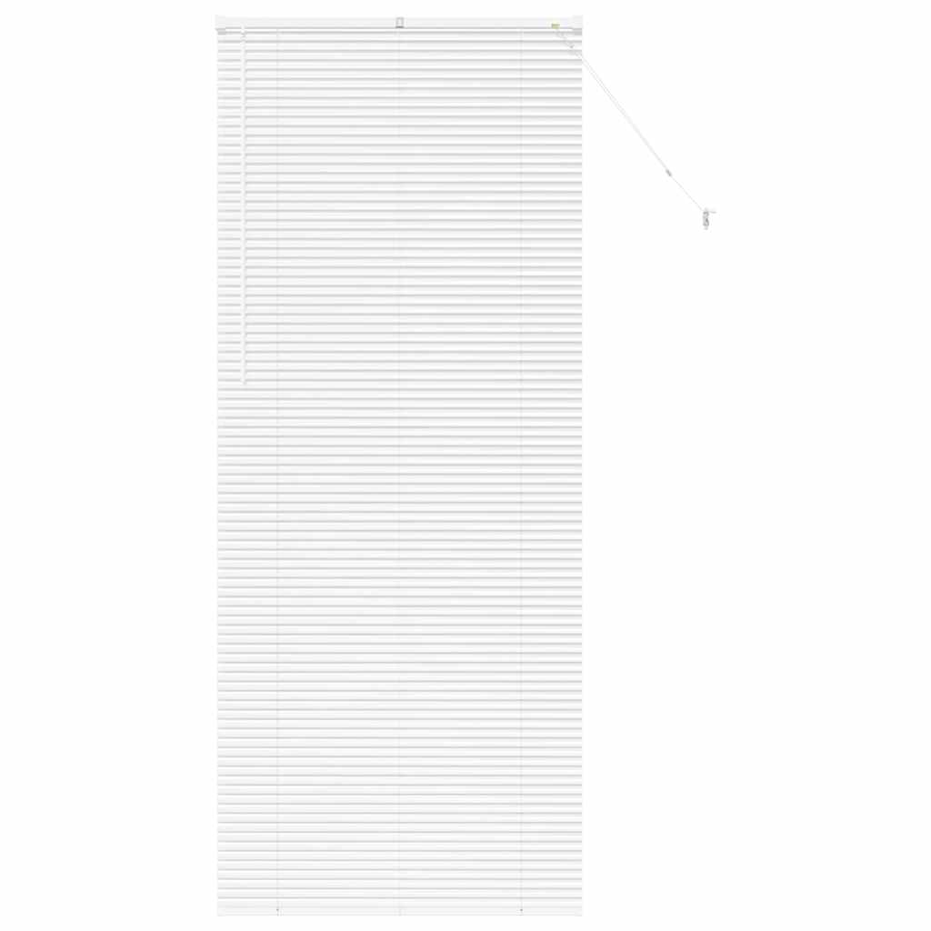 vidaXL Βενετσιάνικες Ρόδες Λευκό 220 x 85 εκ Αλουμίνιο