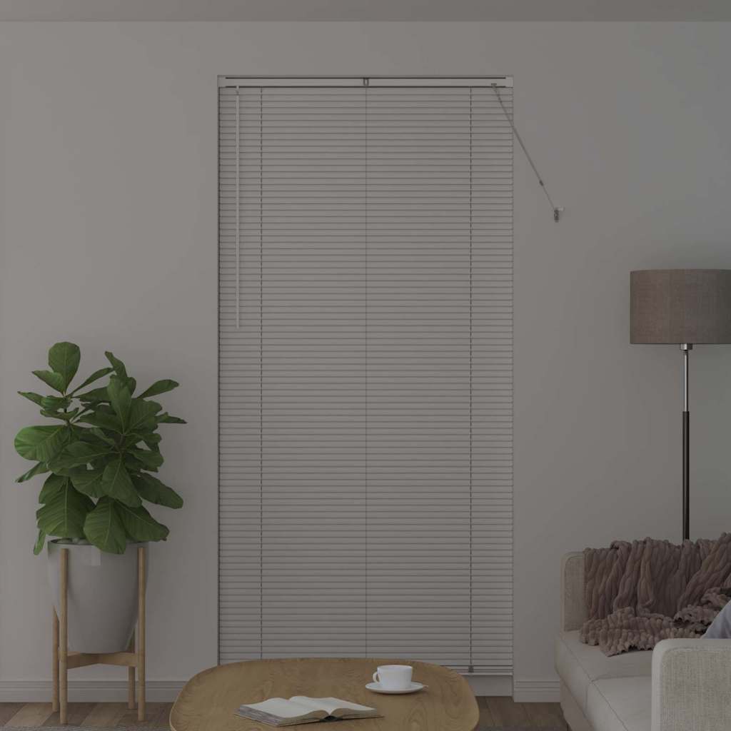 vidaXL Βενετσιάνικες Ρόδες Λευκό 220 x 100 cm Αλουμίνιο
