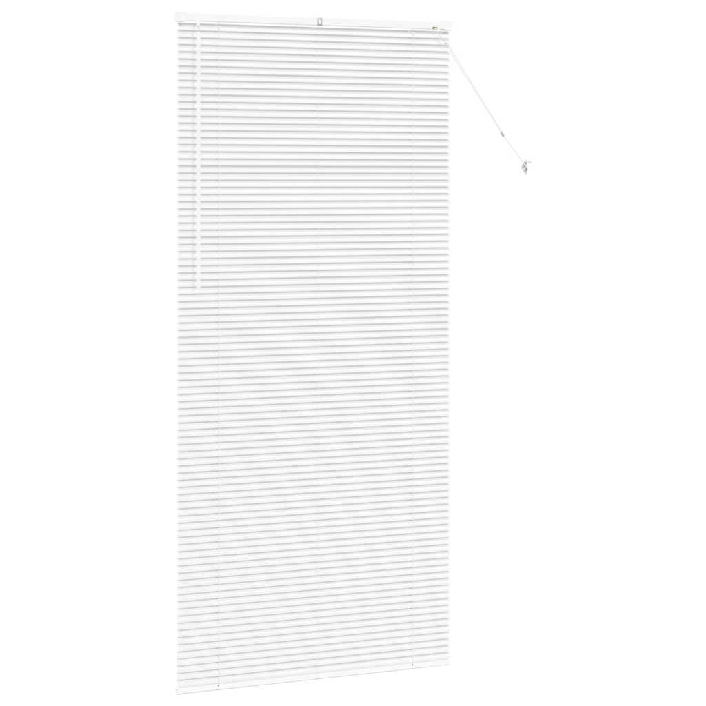 vidaXL Βενετσιάνικες Ρόδες Λευκό 220 x 100 cm Αλουμίνιο