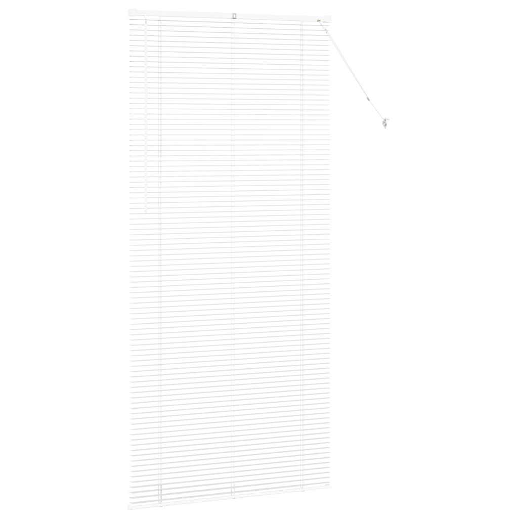 vidaXL Βενετσιάνικες Ρόδες Λευκό 220 x 100 cm Αλουμίνιο