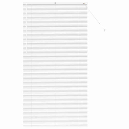 vidaXL Βενετσιάνικες Ρόδες Λευκό 220 x 110 cm Αλουμίνιο