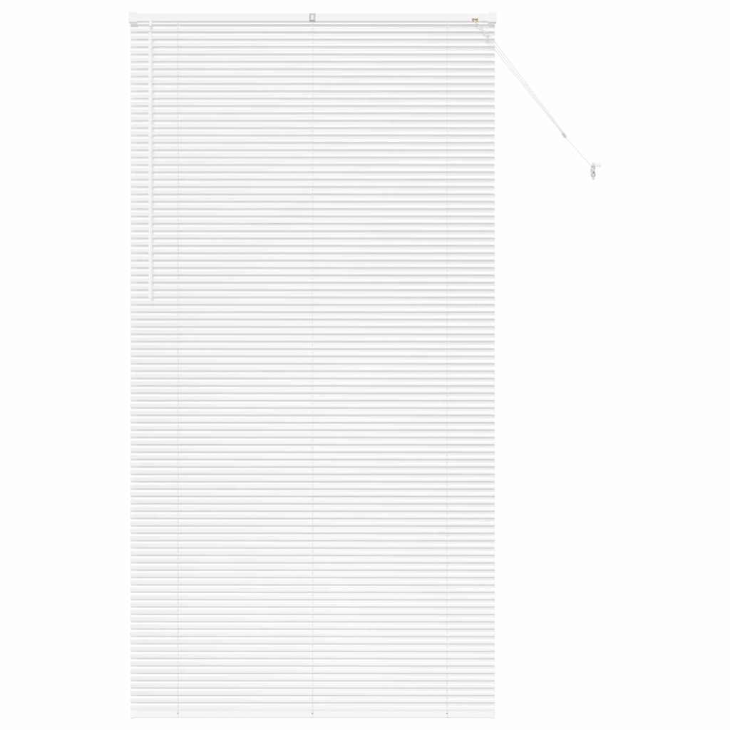 vidaXL Βενετσιάνικες Ρόδες Λευκό 220 x 120 εκ Αλουμίνιο