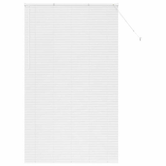 vidaXL Βενετσιάνικες Ρόδες Λευκό 220 x 130 εκ Αλουμίνιο