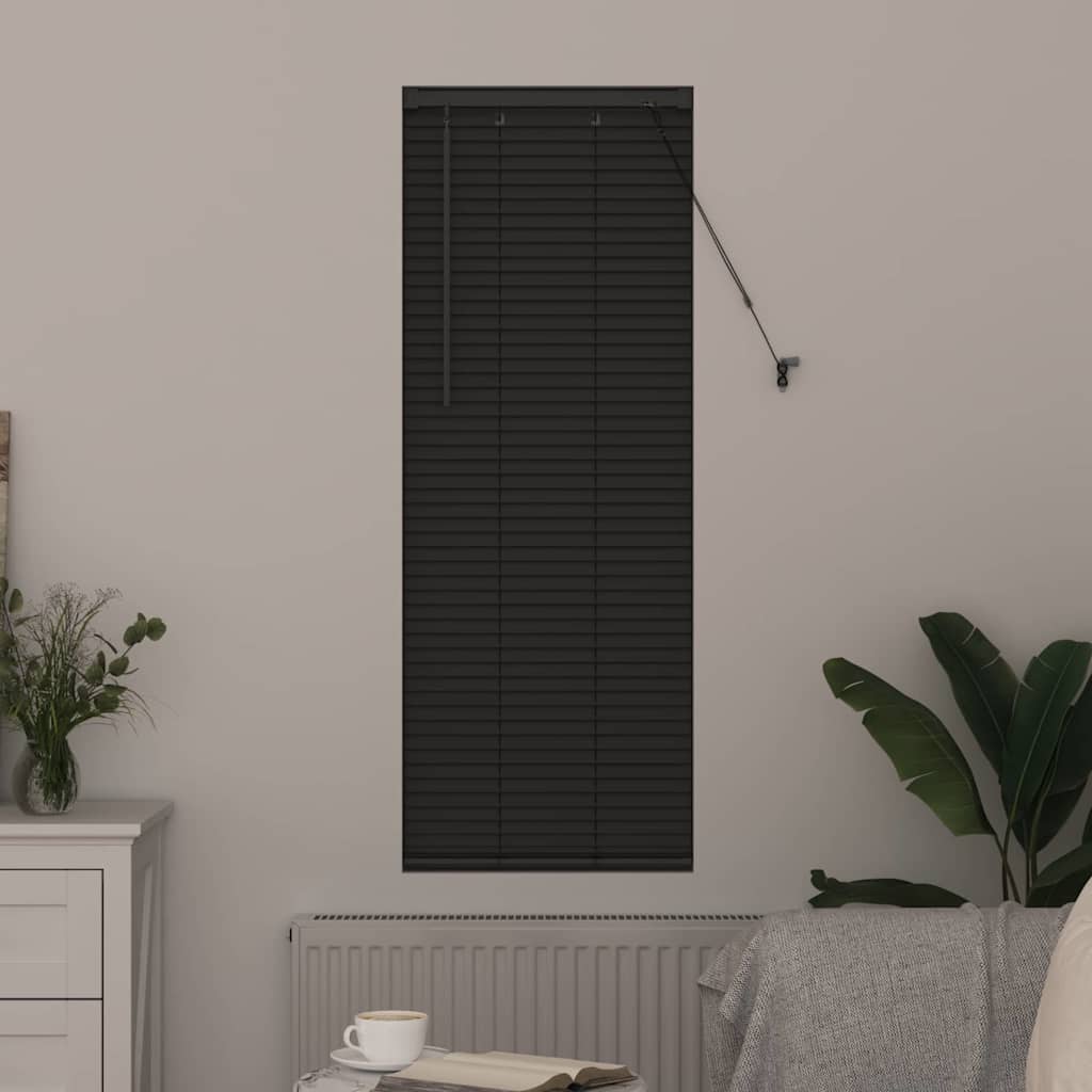 vidaXL Βενετσιάνικες Ρόδες Σκούρο Γκρι 130 x 40 εκ Αλουμίνιο