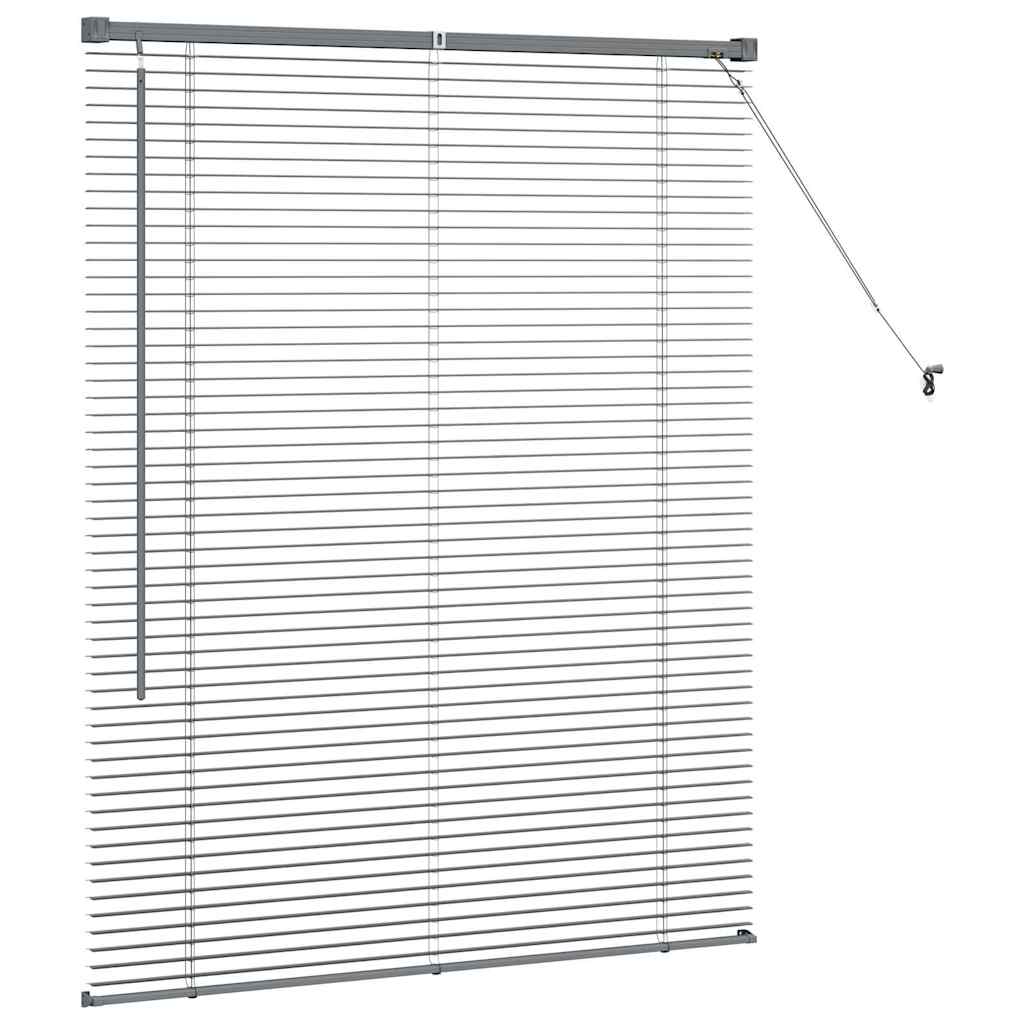 vidaXL Βενετσιάνικες Ρόδες Σκούρο Γκρι 130 x 100 cm Αλουμίνιο