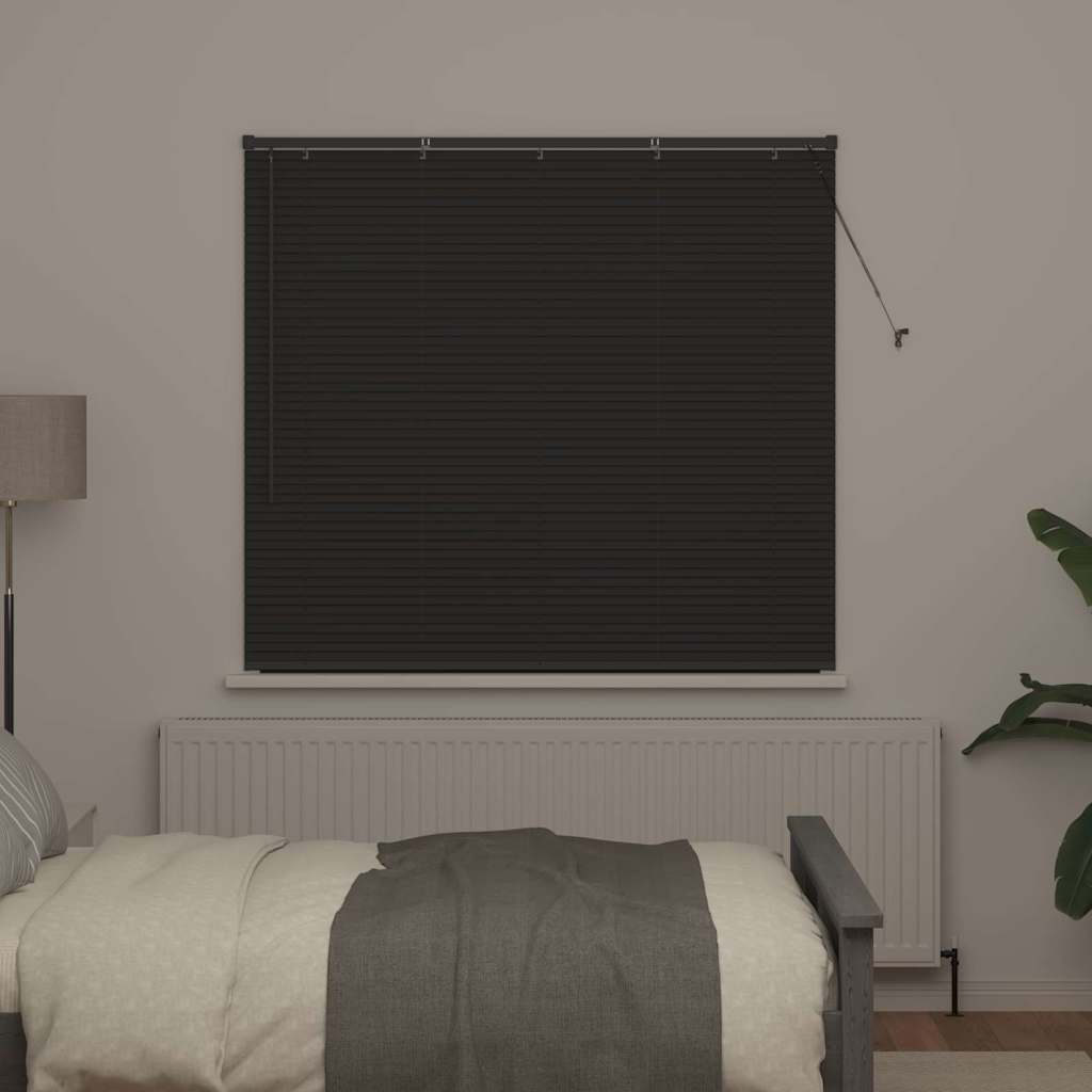 vidaXL Βενετσιάνικες Ρόδες Σκούρο Γκρι 130 x 150 cm Αλουμίνιο