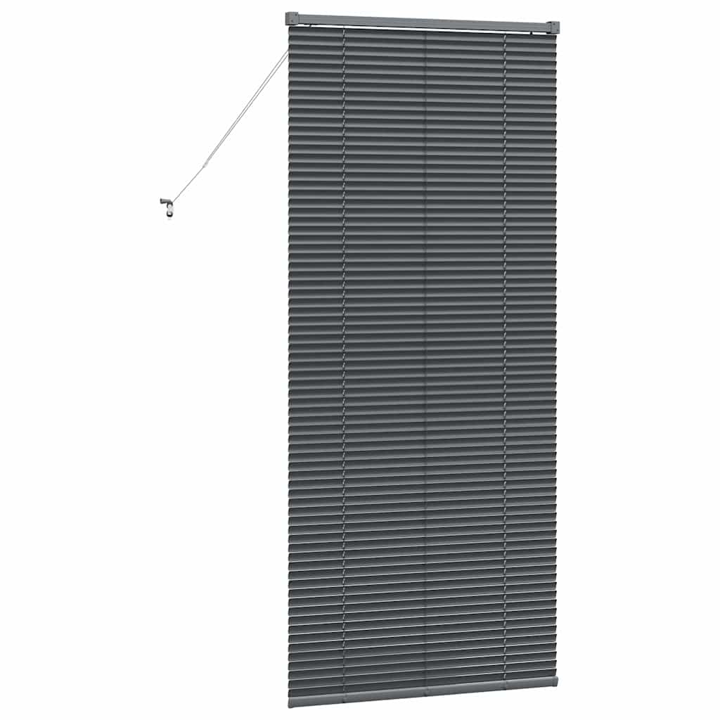 vidaXL Βενετσιάνικες Ρόδες Σκούρο Γκρι 175 x 70 εκ Αλουμίνιο