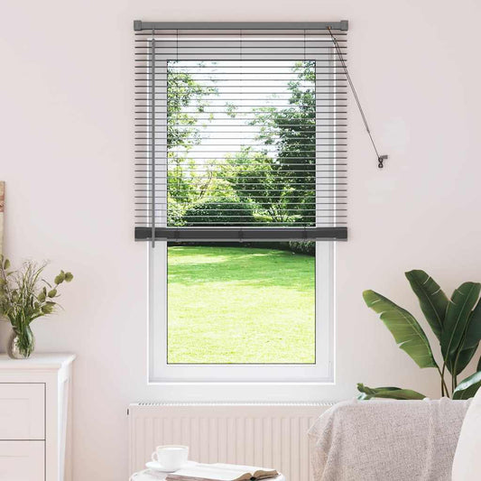 vidaXL Βενετσιάνικες Ρόδες Σκούρο Γκρι 175 x 80 εκ Αλουμίνιο