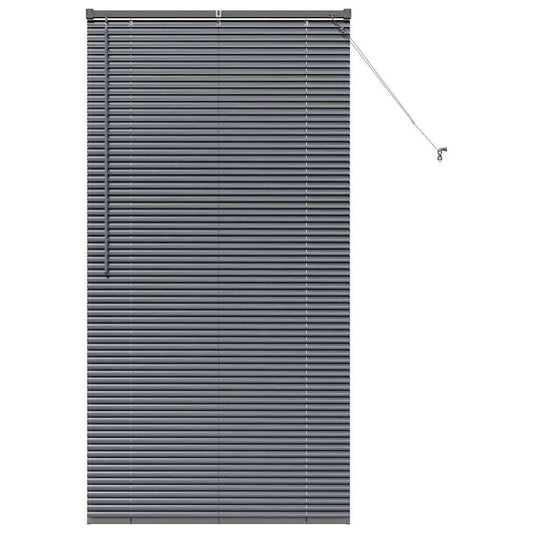 vidaXL Βενετσιάνικες Ρόδες Σκούρο Γκρι 175 x 90 εκ Αλουμίνιο
