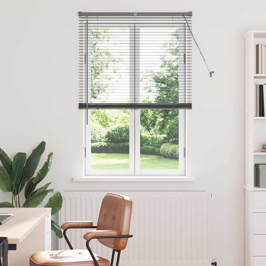 vidaXL Βενετσιάνικες Ρόδες Σκούρο Γκρι 175 x 95 εκ Αλουμίνιο