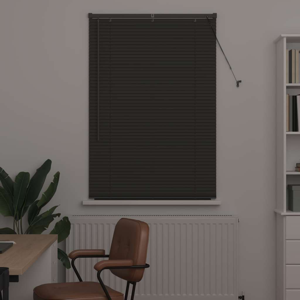 vidaXL Βενετσιάνικες Ρόδες Σκούρο Γκρι 175 x 95 εκ Αλουμίνιο