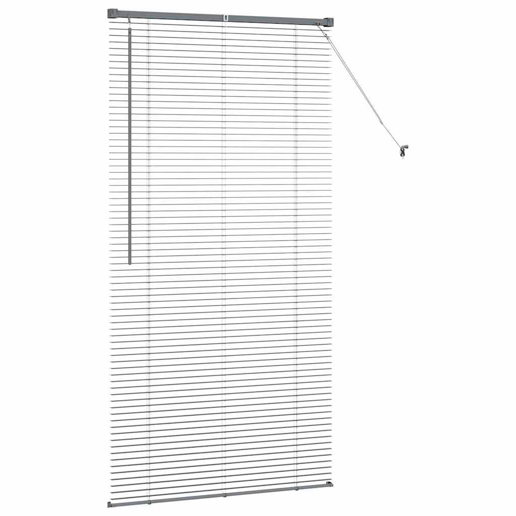 vidaXL Βενετσιάνικες Ρόδες Σκούρο Γκρι 175 x 95 εκ Αλουμίνιο