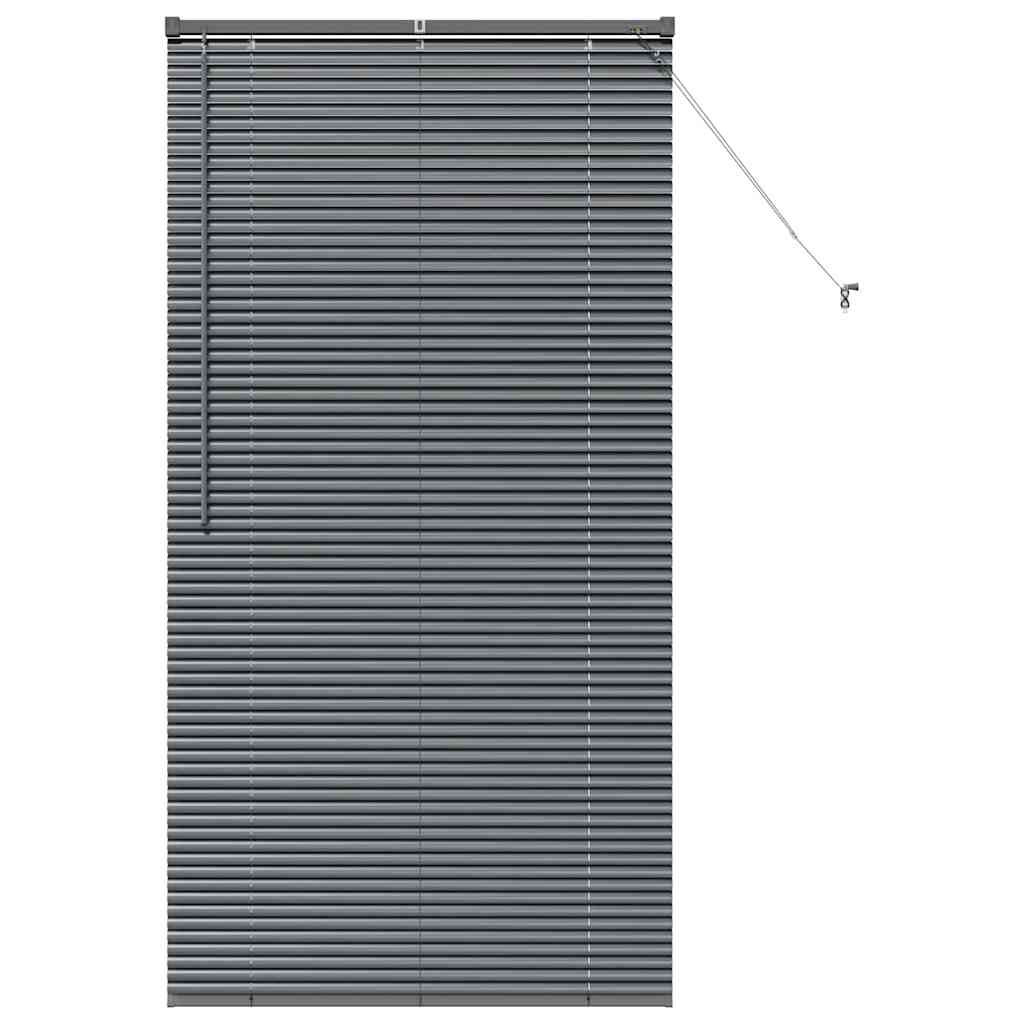 vidaXL Βενετσιάνικες Ρόδες Σκούρο Γκρι 175 x 95 εκ Αλουμίνιο