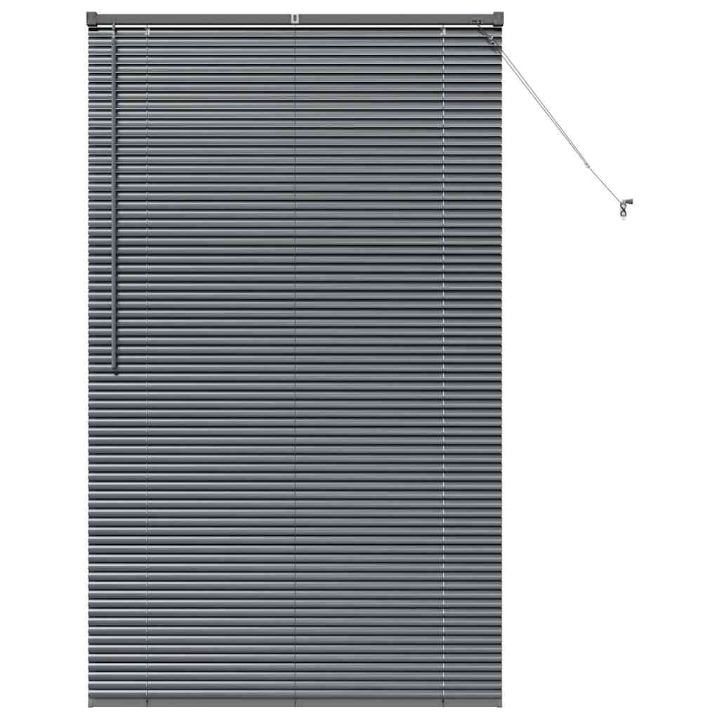 vidaXL Βενετσιάνικες Ρόδες Σκούρο Γκρι 175 x 100 εκ. Αλουμίνιο