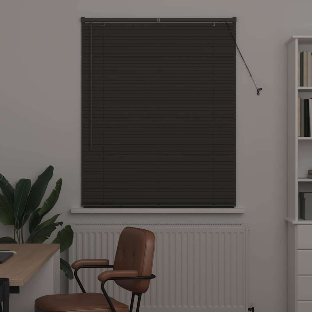 vidaXL Βενετσιάνικες Ρόδες Σκούρο Γκρι 175 x 105 εκ Αλουμίνιο