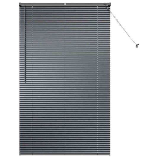 vidaXL Βενετσιάνικες Ρόδες Σκούρο Γκρι 175 x 105 εκ Αλουμίνιο