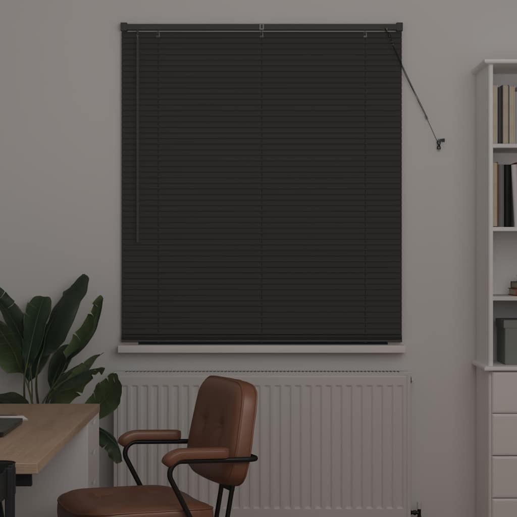 vidaXL Βενετσιάνικες Ρόδες Σκούρο Γκρι 175 x 115 εκ Αλουμίνιο