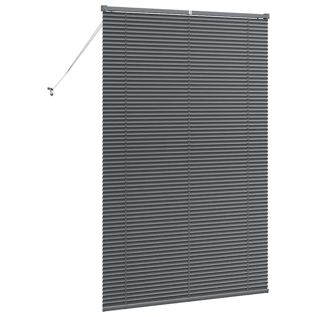 vidaXL Βενετσιάνικες Ρόδες Σκούρο Γκρι 175 x 115 εκ Αλουμίνιο