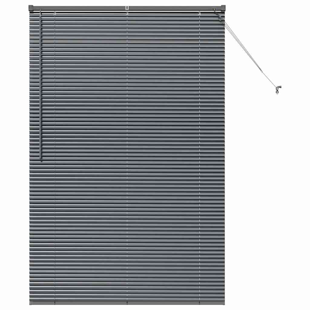 vidaXL Βενετσιάνικες Ρόδες Σκούρο Γκρι 175 x 115 εκ Αλουμίνιο