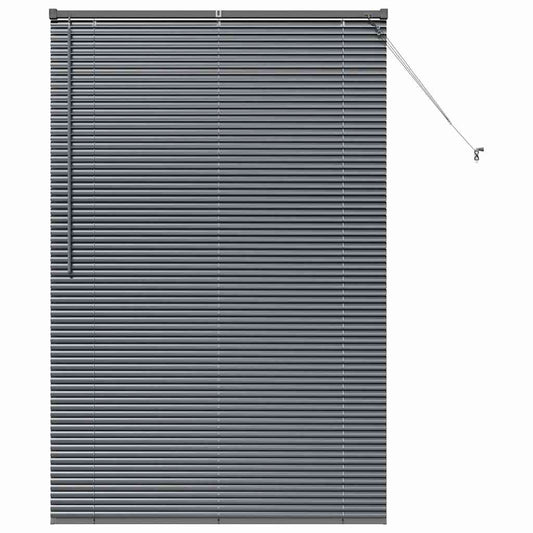 vidaXL Βενετσιάνικες Ρόδες Σκούρο Γκρι 175 x 115 εκ Αλουμίνιο
