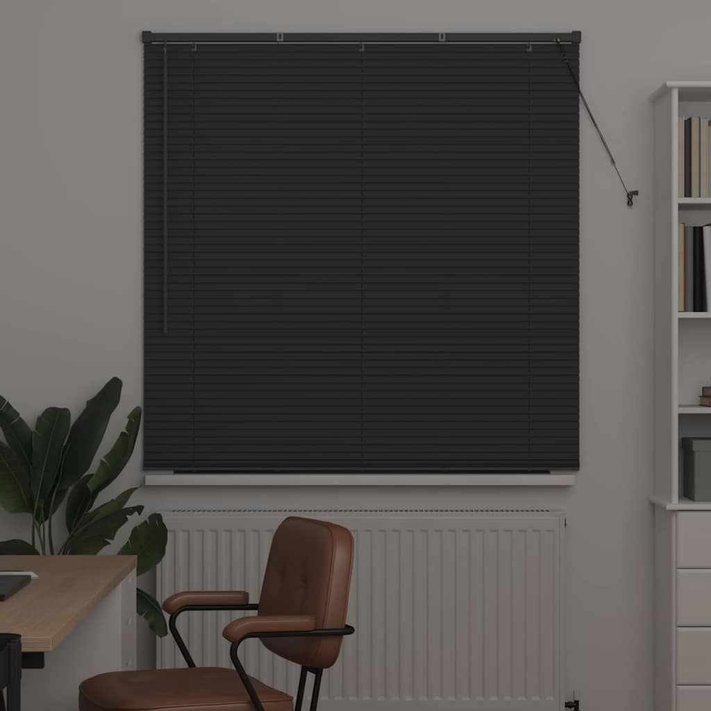 vidaXL Βενετσιάνικες Ρόδες Σκούρο Γκρι 175 x 125 εκ Αλουμίνιο